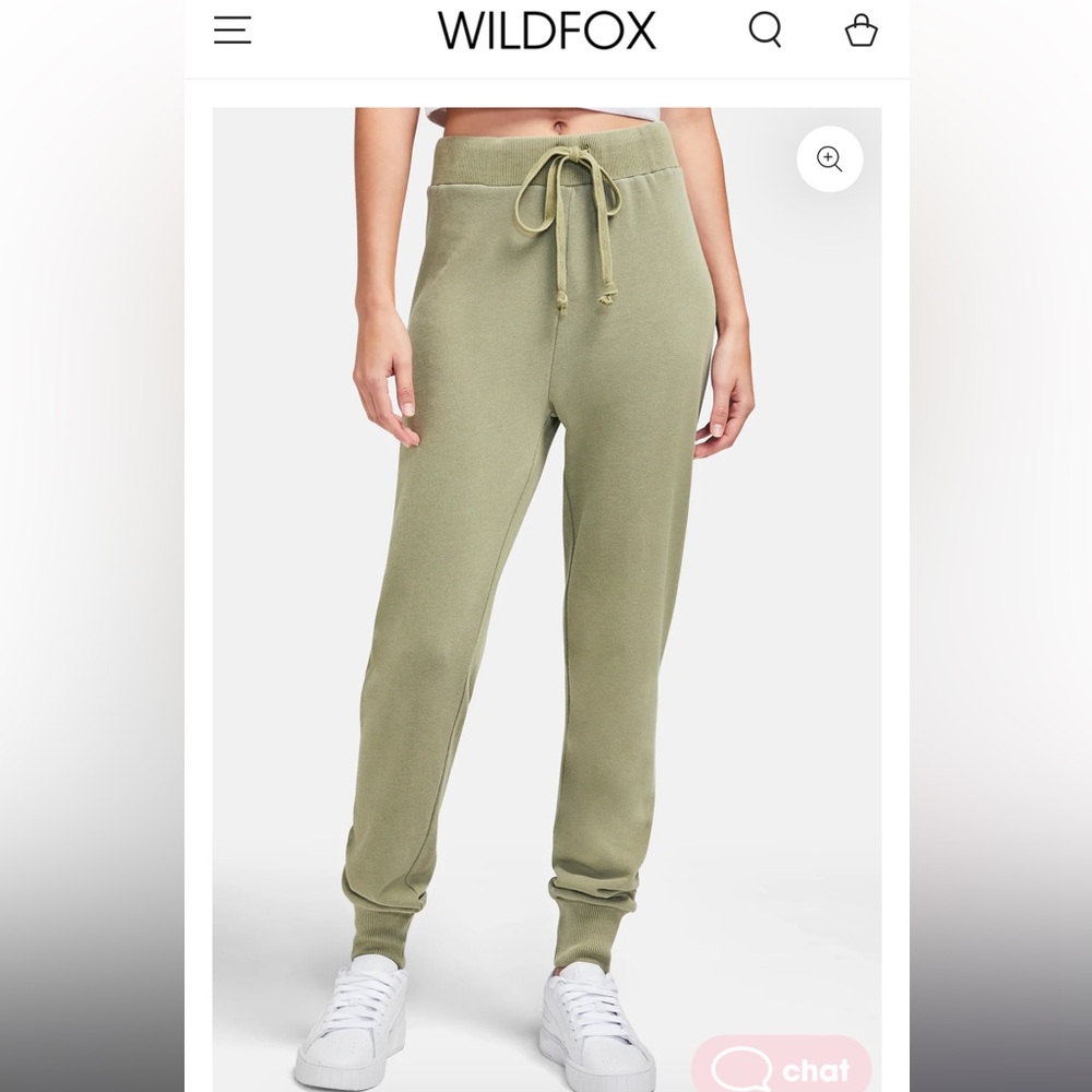 NWT Wildfox Jack Jogger | Pigment Oil Green Size Medium